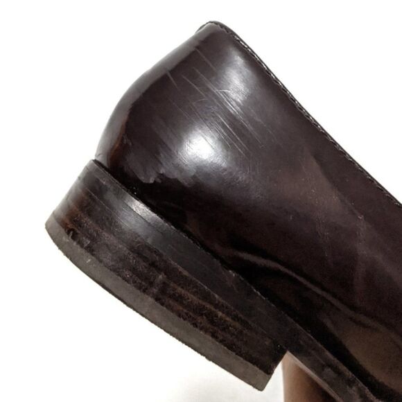 MADEWELL The Elin Leather Loafer Burgundy 7.5 - Picture 9 of 13